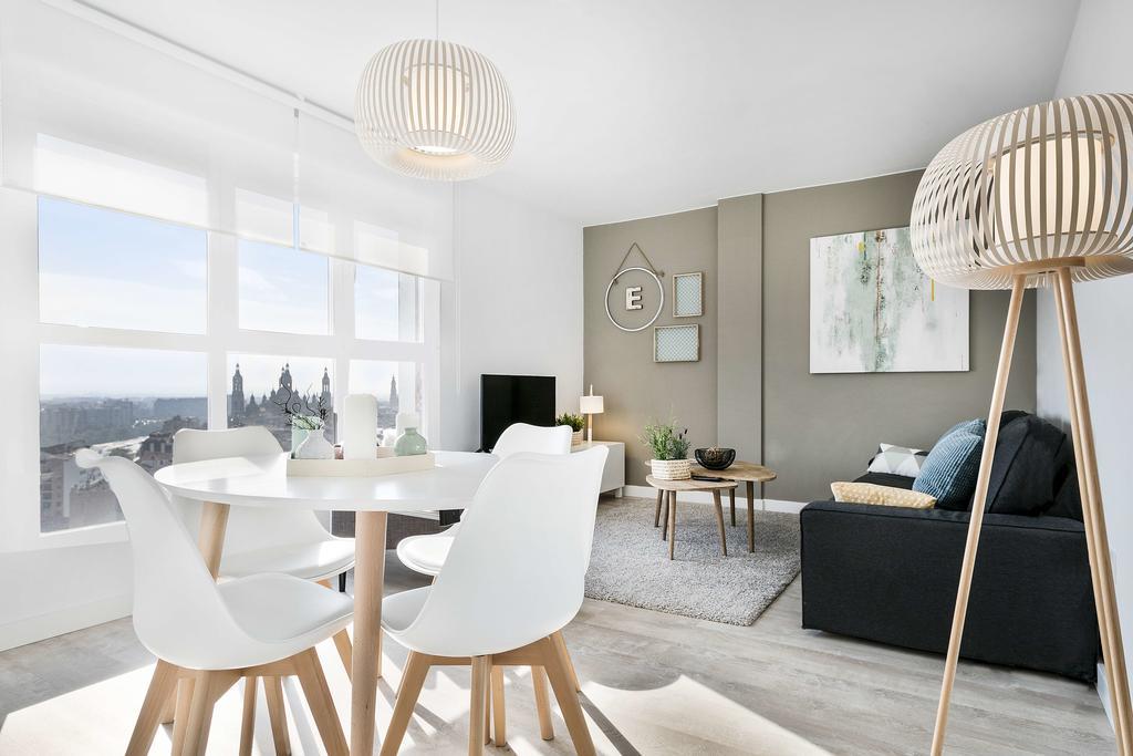Mirador Del Ebro Apartman Zaragoza Kültér fotó